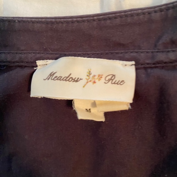 Meadow Rue Gray Lace Inset T-shirt Top - Picture 2 of 2